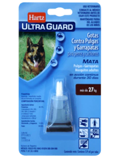 PIPETA ANTIPULGAS HARTZ PARA PERRO - CLASSY PETS