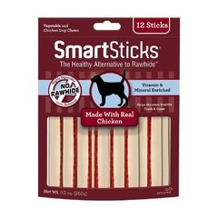 SMARTSTICKS POLLO 12 PZAS (260 GR)- Para Perros de todas las Razas .