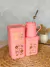 Set Tarros Cuadrados No Te Rindas Coral - comprar online