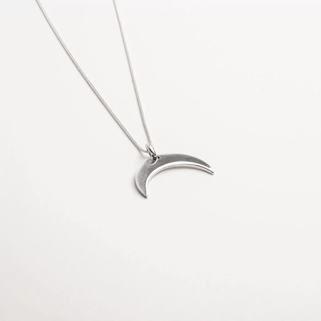 MEDIA LUNA PLATA 925