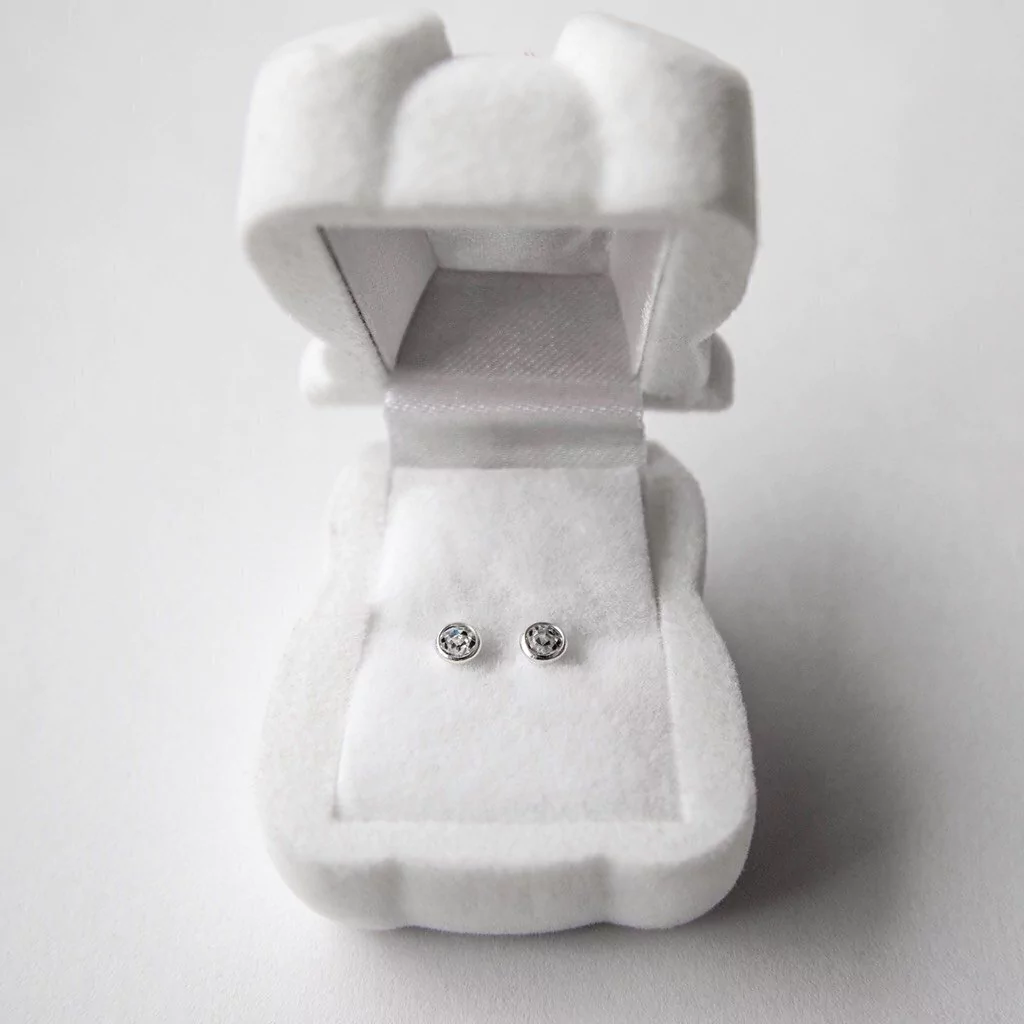 AROS ABRIDORES CRISTAL PLATA 925