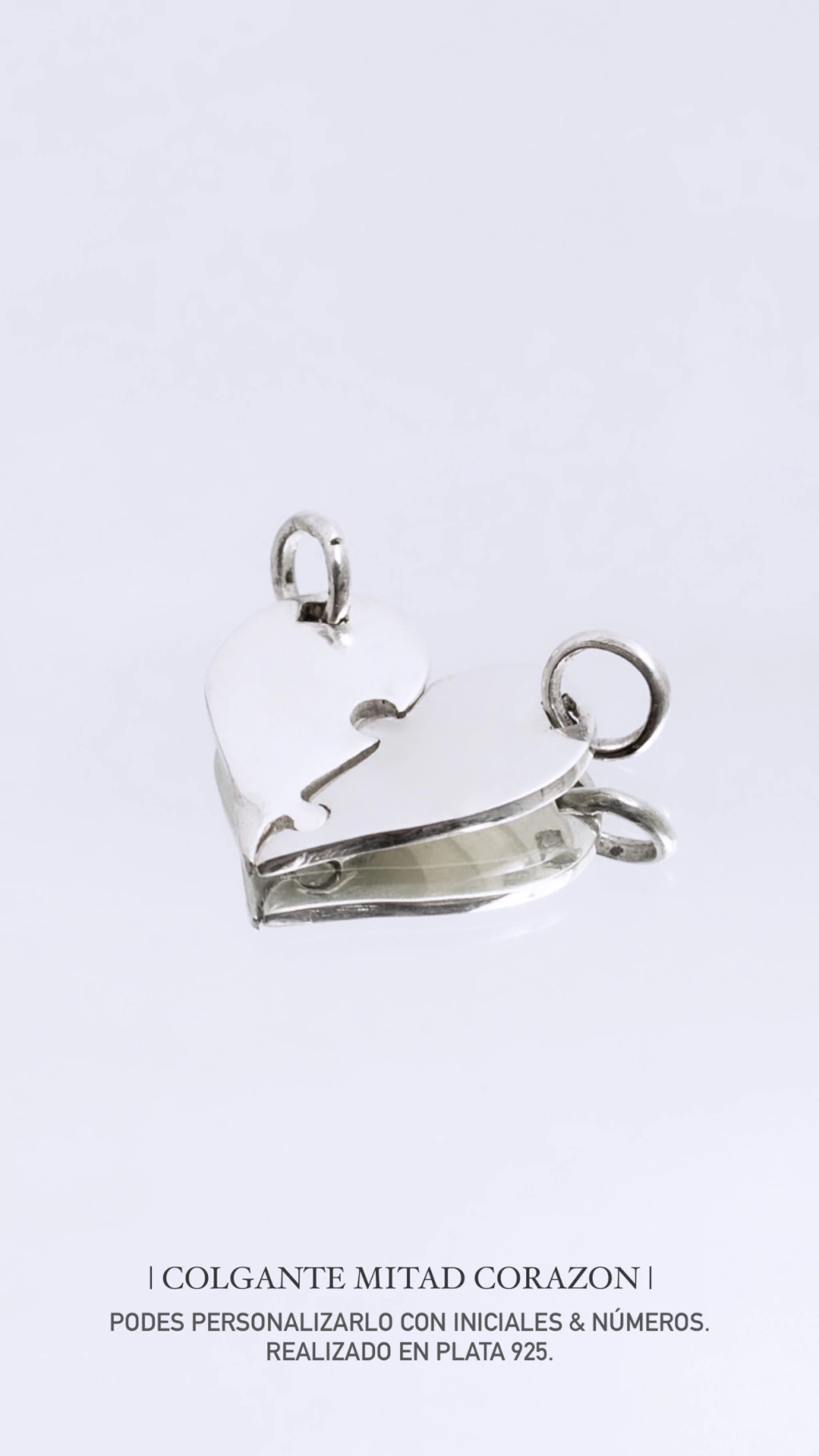 Dije corazon rompecabeza