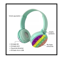 Auriculares Inalámbricos Pop It Fidget Toy Bluetooth - comprar online