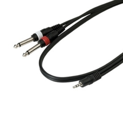 Cable Mini Plug a 2 Plug Mono