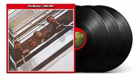 Vinilo The Beatles, Red Album 1962 1966 3 Lps Vinilo negro