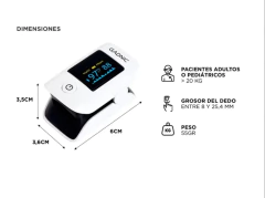 Oxímetro De Pulso Gadnic Con Pinza Para Dedos - tienda online