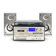Tocadiscos Nuwa Tr-18cdsp Bandeja Vinilos Cassette Cd 9 En 1 - Crossover