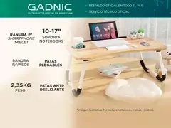 Mesa Para Notebook Gadnic M8980 Plegable - comprar online