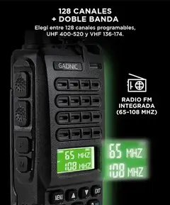 Handy Gadnic WK88 Bi-Banda 10w 128CH Hasta 12km 2 Baterías y Manos Libres - comprar online