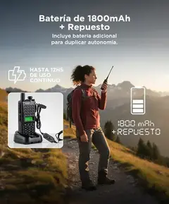 Handy Gadnic WK88 Bi-Banda 10w 128CH Hasta 12km 2 Baterías y Manos Libres en internet