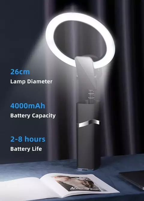 Palo de Selfie Plegable con Aro de Luz LED y Trípode - modelo YY-1 - comprar online