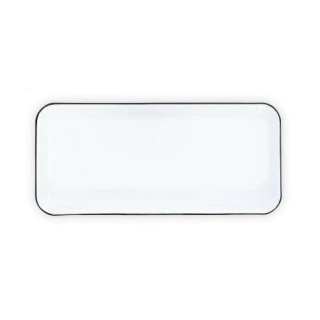 Nonfork® Enamelware Vintage Classic Bandeja Rect. 35x12.7x2h Cm B/N (N839120N)