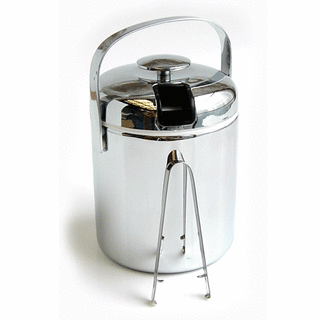 Hielera Cromada Con Pinza (IB13-30S)