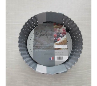 Whiskspro® Heavy Gauge Tartera Perforada Alta Desmontable 20 Cm (WI631247-20)