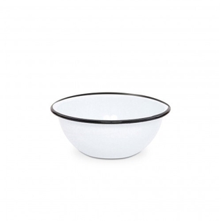 Nonfork® Enamelware Vintage Classic Bowl 18x8 Cm B/N (N832022N)