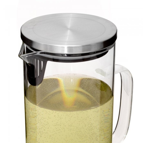 Jarra Fresh Oasis Vidrio Tapa Acero 1.5 Lts. (24029) - comprar online