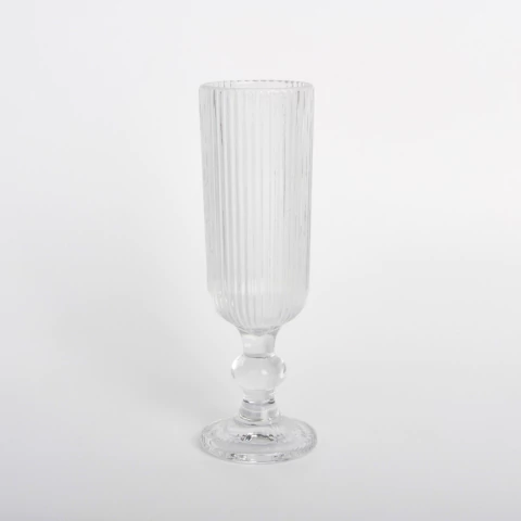 Copa Vridrio Rayado Transp. Champagne 160Ml (C5234)