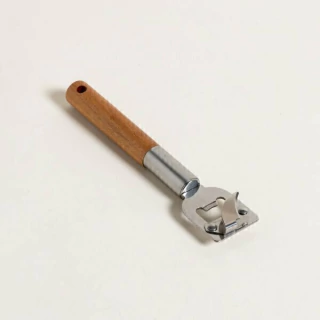 Destapador Y Abre Latas Acero Inox y Acacia 19 Cm (0101B19)