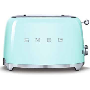 Smeg® Tostadora 4 Tostadas Verde Agua (TSF02PGAR)