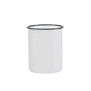 Nonfork® Enamelware Vintage Classic Porta Utensilios 14x15.5h Cm B/N (N832016N)