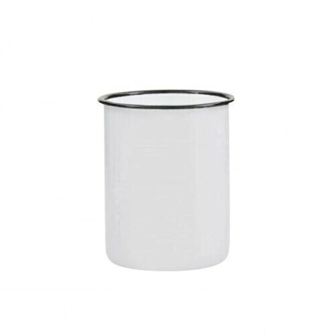 Nonfork® Enamelware Vintage Classic Porta Utensilios 14x15.5h Cm B/N (N832016N)