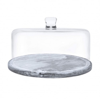 Nonfork® Campana De Vidrio Recta Plato Marmol Carrara (N8752031)
