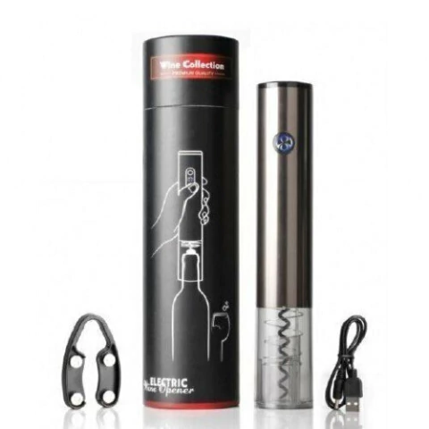 Descorchador de Vinos Electrico Recargable Hi-Tech (AX9303R)