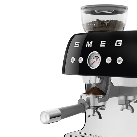 Smeg® Cafetera Espresso Manual Con Molinillo Negra (EGF03BLEU) en internet