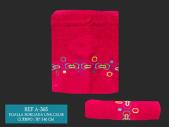 Toalla Bordada Ref A-365
