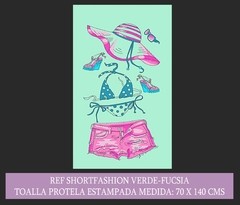 TOALLA PROTELA DECOR ESTAMPADA REF A-368