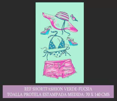 TOALLA PROTELA DECOR ESTAMPADA REF A-368