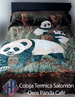 Cobija Térmica Salomón Osos Panda Café en internet