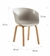 Sillon Hay Tulip Base Madera set x 2 - WESTMARKET