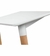 Mesa Eames de comedor Nórdica, patas de madera, tapa laca importada - comprar online