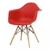 Sillón Eames, patas de madera en internet