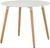 Mesa Eames redonda, patas de madera