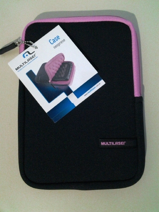 Case Neoprene 7" Rosa e Preto para Tablet B0116 - Multilaser - comprar online
