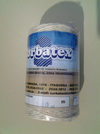Barbante Cru 140 m 4/8 - Corbatex