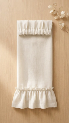 Cortina para Ambiente de Gasa Natural - Made in Selen