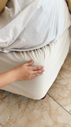 Cubre Sommier Elastizado de Tussor en internet
