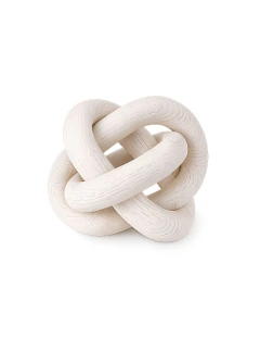 Nudo Madera Deco 15x15cm Blanco - comprar online