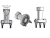 Adaptador Din 7/16 Macho X Eia Flange 57,2 Mm - Klc - 149 - comprar online