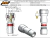 Conector Macho Reto Prensa Cabo RGC-8 e RGC-213 - Klc - CM-51 - comprar online