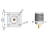 Conector UHF fêmea cabo reto - Klc - KF-1 - comprar online