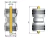 Adaptador UHF macho x macho reto - Klc - KA-6 - comprar online