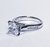 Anel de prata 925 com cristais zirconias