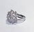 Anel de prata 925 com cristais zirconias