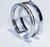 Anel de prata 925 com cristais zirconias