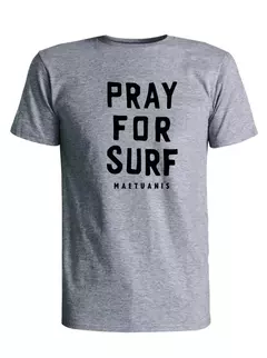 Remera Mae Tuanis, Pray Gris Melange - comprar online