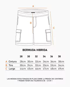 BERMUDA HIBRIDA BODACIOUS - comprar online